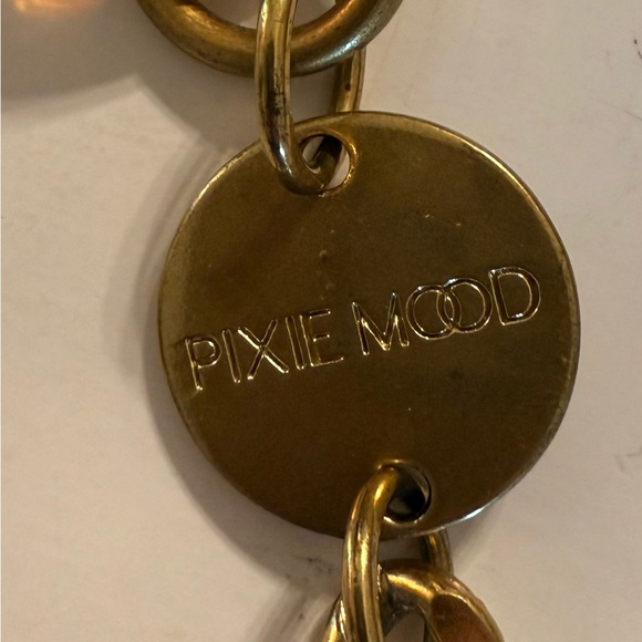 Pixie Mood Zuri Shoulder Bag Melon Adjustable Tortoise Strap Vegan Leather - Picture 3 of 16